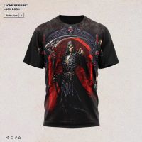 2023 Funny skull 3d T Shirt Hipster Short Sleeve Tee Tops MenWomen Anime T-Shirts Homme black Short sleeve tops free custom name ） S-5XL