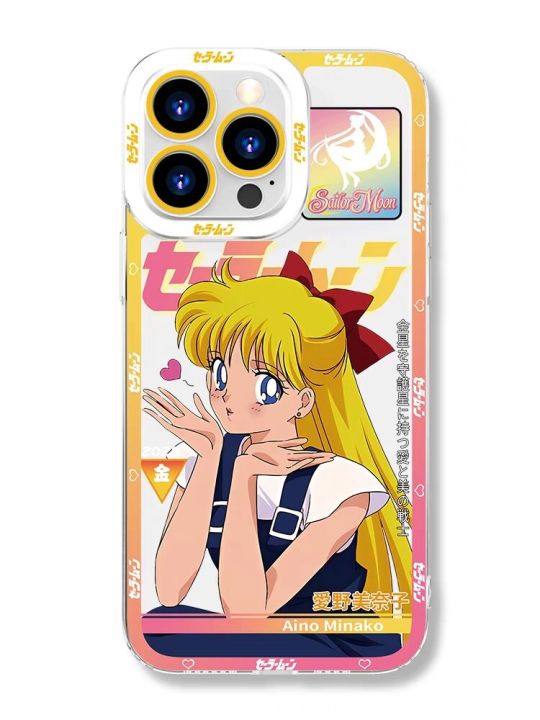 เคสสำหรับ-xiaomi-m3-poco-x3-m4-x5-x4-f4-gt-pro-nfc-11-lite-11t-pro-เคสมือถือ-sailor-moon-ใสน่ารัก-tpu-ใสป้องกันเลนส์เคสกันกระแทกพิมพ์ลายกรอบซิลิกาเจลนิ่ม