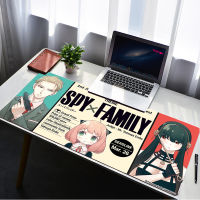 Spy x Family Table Mats Personalized Fabric Mouse Pad Kwaii Car Desk Pad Mouse Mat Big Mousepad Rubber Mat for Computer Table