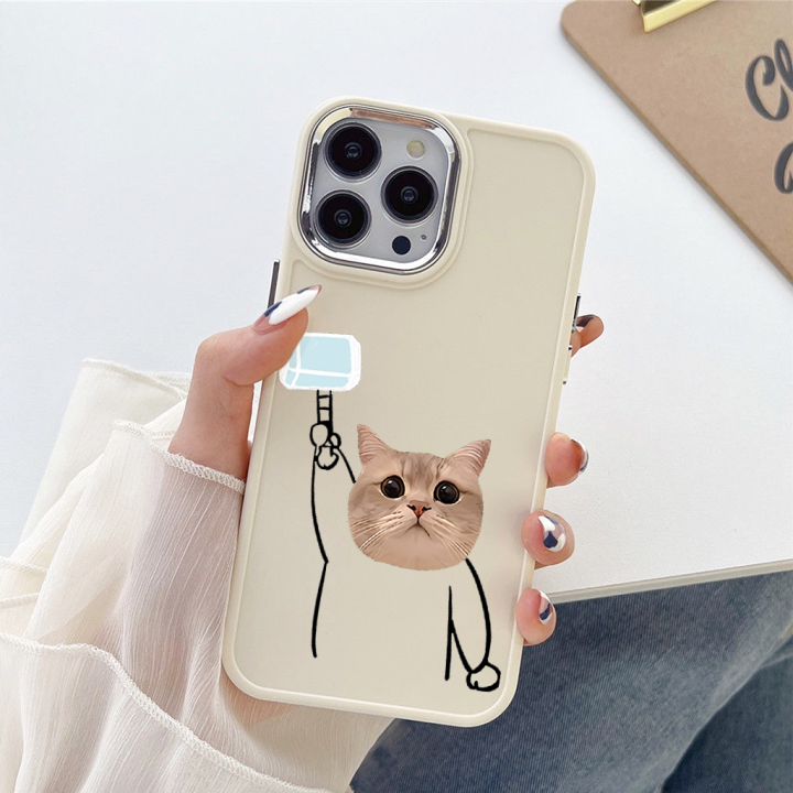 Yêu thích mèo cún và đang sở hữu một chiếc iPhone? Hãy thử trang trí cho chiếc điện thoại của bạn thêm bộ ốp camera mèo cún đáng yêu để mang đến sự độc đáo và tinh tế cho thiết bị của mình. Xem ngay hình ảnh liên quan để chọn cho mình bộ ốp ưng ý nhất!