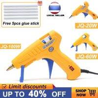 (promotion++) Hot Melt Glue Gun 20W 60W 100W Industrial Electric Silicone Guns Thermo Gluegun Repair Heat Tools สุดคุ้มม กาว ร้อน เทป กาว กาว ตะปู กาว ยาง