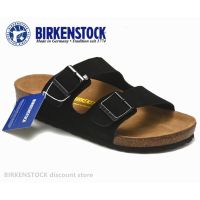 Birkenstocks Arizona Mens/Female Classic Cork Black Anti-fur Slippers Beach Casual Shoes 34-46