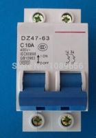 Dz47 2P 10a เบรกเกอร์ Ac Mcb เบรกเกอร์ความปลอดภัยประเภท C C45