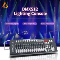 Lafitalo DMX คอนโซลควบคุม1024สำหรับไฟเวที DMX 512อุปกรณ์ควบคุม DJ มาตรฐานสากลคอนโซล192/384