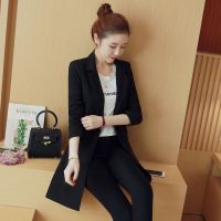 Black Suit Jacket Ladies High-End Fried Street Little Fragrance jk Western Style