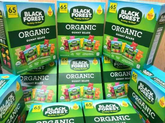 12 23 kẹo dẻo gấu trái cây hữu cơ black forrest organic gummy bears hộp 65 - ảnh sản phẩm 1