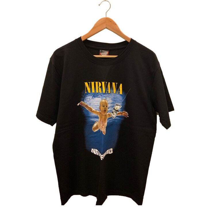 เสื้อวงnirvana-ส่งฟรี-ผ้ายืด-ใส่สบาย-แต่งตัวง่าย