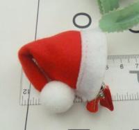 Pet hair clip accessory Christmas hat hair clips Hand cloth creative clip dog hair accessories 30pcslot