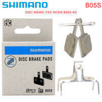 Shimano B05S ผ้าเบรคสำหรับจักรยาน MTB DISC ผ้าเบรคเรซิ่น B05S-RX รูปร่างกว้างเหมาะสำหรับ ALIVIO MT200 MT400 Series อะไหล่แท้-huangjianping