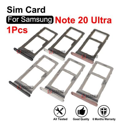 สำหรับ Galaxy Note 20อัลตร้า20U คู่ถาดใส่ซิม Microsd ช่องเสียบซิมการ์ดชิ้นเดียวอะไหล่