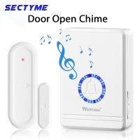❃♚﹊ Sectyme Door Opening Sensor Wireless Door And Window Security Alarm Home Security Door Open Chime Fast Delivery