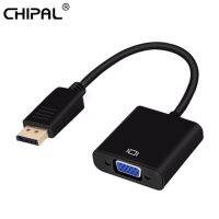 Chipal คุณภาพสูง Displayport การเชื่อมต่อสัญญาณภาพในระบบดิจิทัลไปเป็น Vga ตัวผู้ต่อตัวเมียตัวแปลงสายเคเบิลอะแดปเตอร์สำหรับพีซี Hdtv จอภาพโปรเจคเตอร์