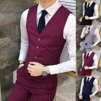 ZITY Mens Slim Fit Suit Vest Casual Man 4 color Black Gray Formal Businss Vest New Arrival Vests Male Waistcoat Gilet Homme ZT00008