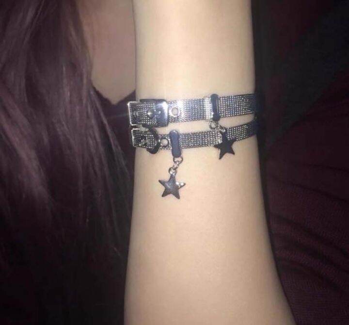 egirl-titanium-bracelet-punk-jewelry-steel-lady-cool-harajuku-star-pendant