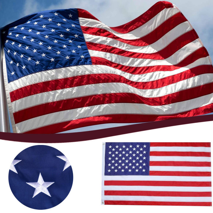 liuwish-store-ธงชาติอเมริกา3x5ฟุตกลางแจ้ง-usa-heavy-duty-ไนลอน-us-flags-ปักดาว