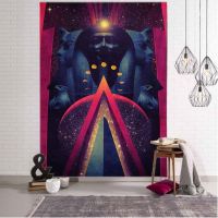 【CW】☋  Egyptian mythology art tapestry abstract tarot card wall hanging boho hippie witchcraft home decoration background cloth