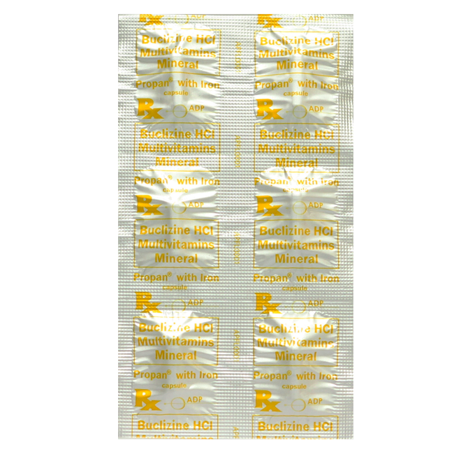 Propan Multivitamins with Iron Capsule Pack of 10 Lazada PH