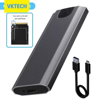 [Vktech] เป็น M.2 USB ชนิด C 3.1อะแดปเตอร์ SSD ภายนอก10Gbps NVME /Ngff Dual Protocol SSD กล่องเครื่องมือ-Free M/b/ (B + M) รองรับคีย์สำหรับ Windowsmacos/android/haemos