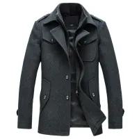 mens wool coat casual