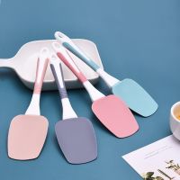 1 Pcs Multicolor Silicone Pastry Scraper Spatula Heat Resistant Non Stick Cake Cream Scraper Oil Brush Baking Tools