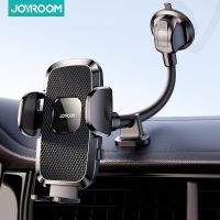 Joyroom ที่วางโทรศัพท์แดชบอร์ดสำหรับรถยนต์【มุมมองกว้างที่สุด360 ° 】ที่วางโทรศัพท์กระจกหน้ารถยนต์แฮนด์ฟรี9นิ้วแบบแขนยาวแบบยืดหยุ่นใช้ได้ทั่วโลกเรียน Lu