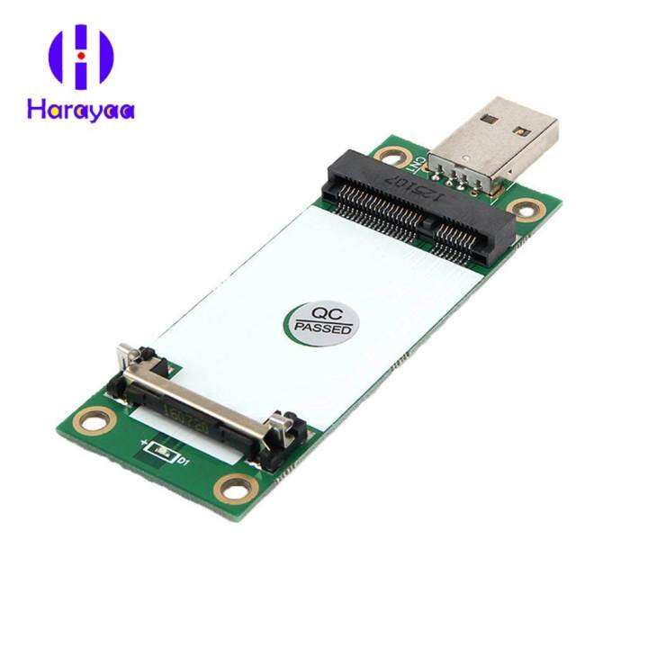 Harayaa Mini WWAN Card To USB Adapter พร้อมช่องใส่ซิมสำหรับโมดูล3G/4G
