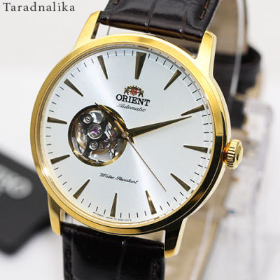 นาฬิกา Orient Automatic Semi skeleton สายหนัง ORAG02002W (ของแท้ รับประกันศูนย์) Tarad Nalika