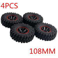 1.9" Tires 108mm Wheel 12mm Hex Hub For SCX10 RC econtrol Model Car Climbing Tyre Simulated Gravel Tire High Quality