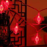 △℗卐  Red Chinese knot ledNew Year SpringLanternflash everyone tassel for bedroom chandeliers