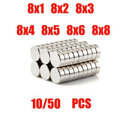 |“{} Neodymium Magnet 8X3 8X5 8X8 N35 Ndfeb Round Super Powerful Magnets Ultra Strong Permanent Magnetic Imanes Disc 8X1 8X2 8X4 8X6