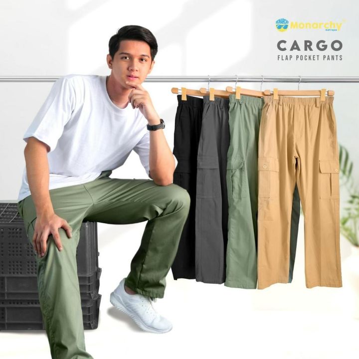 cargo pants for men cargo pants men Monarchy Official Cargo Flap Pocket ...