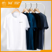 เสื้อยืดแขนสั้นธรรมดาโอคอโอเสื้อยืดกีฬาสำหรับผู้ชาย651822103 361องศาเสื้อลำลอง