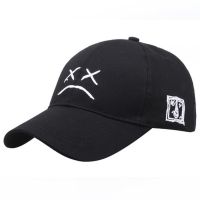 Fashion Lil Peep Baseball Caps Sad Face Pattern Dad Hat Hip Hop Cap Golf Women Men Embroidery Cotton Snapback Cap Sun Protection