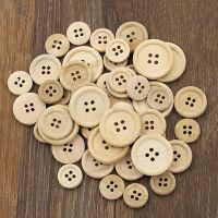 【YF】✴♈●  50 Pcs Buttons Color Round 4 Holes Sewing Scrapbooking SCVD889