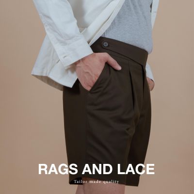 Rags and Lace [Shorts] กางเกง Gurkha ผ้า cotton สี Olive