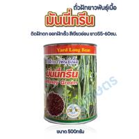 ถั่วฝักยาว มันนี่กรีน 500 กรัม ถั่วเนื้อ ดก