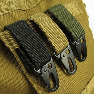 3 Pcs Tactical Outdoor Keychain Keys Holder Camping Hanging Buckle Muilter Clip