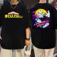 Anime My Hero Academia T Shirts Manga Kaminari Denki Harajuku  Tee Shirt Men Women Vintage Casual Oversized T Shirt Streetwear