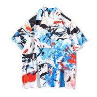 Dark Icon Graffit Polo Shirt Men Summer Light Weight Thin Material Mens Hawaiian Shirt Male Top