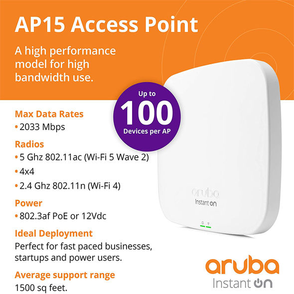 aruba-access-point-instant-on-ap15-rw-อุปกรณ์กระจายสัญญาณอินเตอร์เน็ต-ของแท้-ประกันศูนย์-2ปี