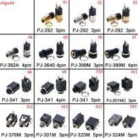 1PCS 3.5MM PJ-392 A 3640 399 341 342M 301 Stereo Female Socket Jack With Screw 3.5 Audio Video Headphone Connector