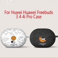 เคสป้องกันสติกเกอร์คริสตัลลายการ์ตูนอวกาศสำหรับ HUAWEI FreeBuds 4i 4 Pro 3นักบินอวกาศเคสหูฟังบลูทูธไร้สาย