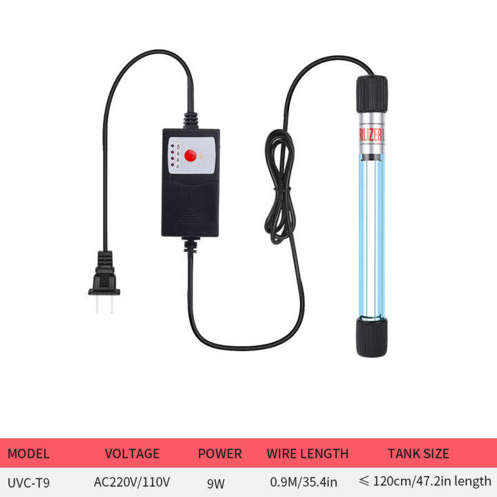 Seven Master Timer UV Sterilizer Lamp Waterproof 5/7/9/11W Aquarium ...