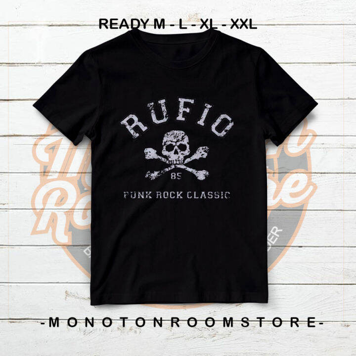 KAOS BAND RUFIO RUFIO KAOS BAND PUNK ROCK Lazada Indonesia