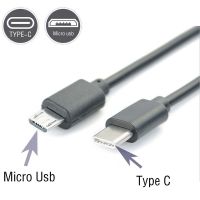 1 Buah USB-C Ke USB Mikro Pria Biaya Sinkronisasi Tipe C OTG Pengisi Daya Kabel Adaptor Kabel Data Tahan Lama Konektor U Disk Transfer Cepat