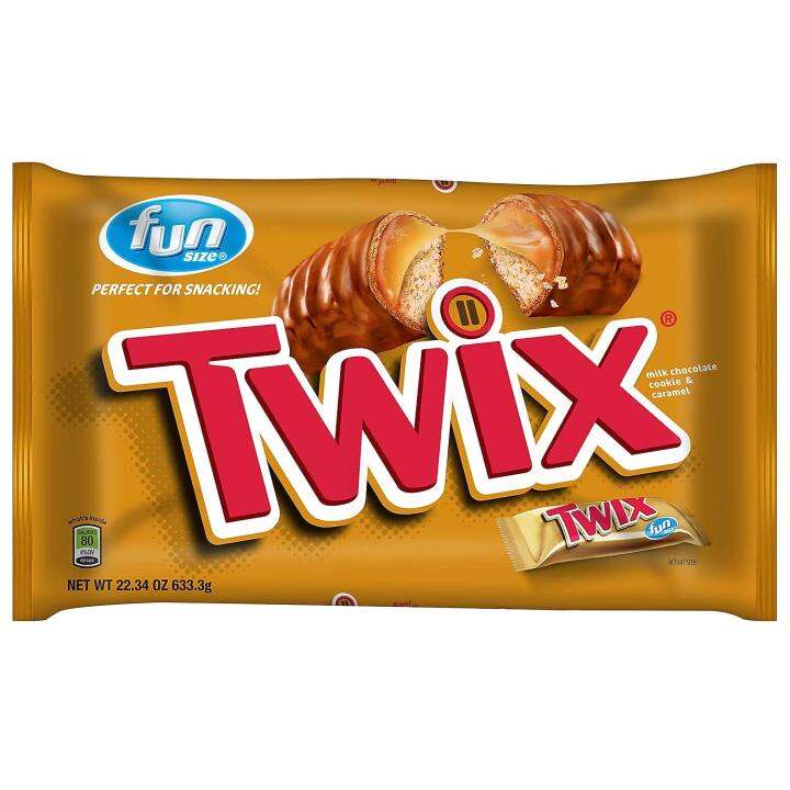 Twix Caramel Fun Size Chocolate Cookie Candy Bar Caramel 10.83 Oz ...