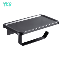 ?【Lowest price】YKS สแตนเลส rolleholder ผู้ถือม้วนติดผนังห้องน้ำที่วางกระดาษชำระ