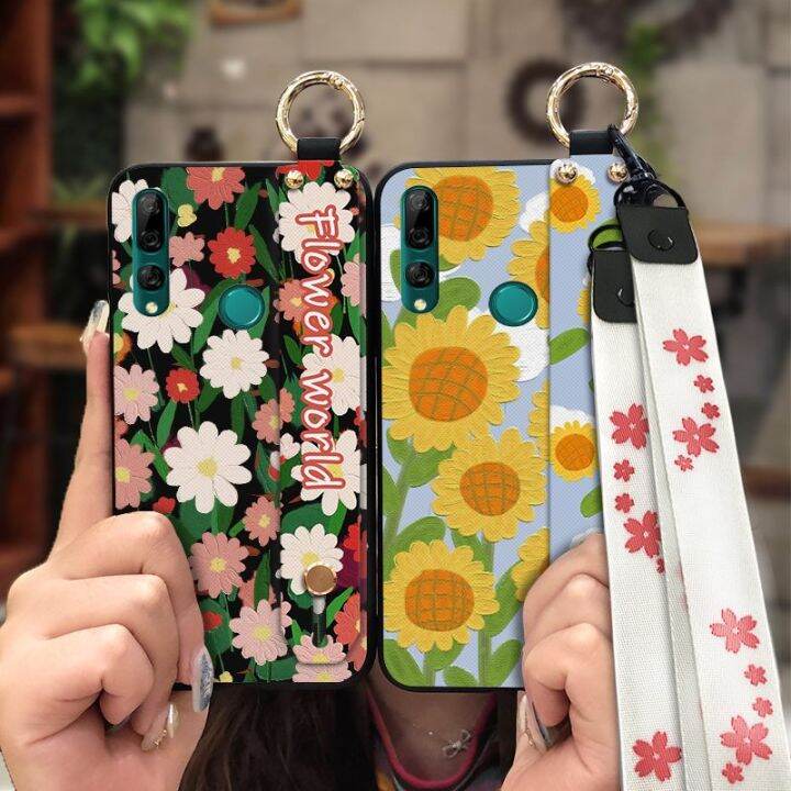 sunflower-lanyard-phone-case-for-huawei-y9-prime-2019-enjoy10-plus-p-smart-z-armor-case-original-protective-ring-soft