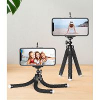 ขาตั้งกล้อง ขาตั้งมือถือ หนวดปลาหมึก Gorillapod Flexible Tripod Octopus tripod Black (สีดำ)(1158)