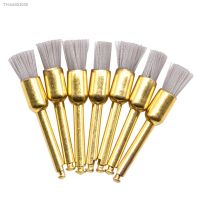 ❉✈۞ 10Pcs/lot Dental Polishing Brush Silicon carbide Nylon Latch Flat Polishing Polisher Prophy Brushes Bristles Dental Lab Material